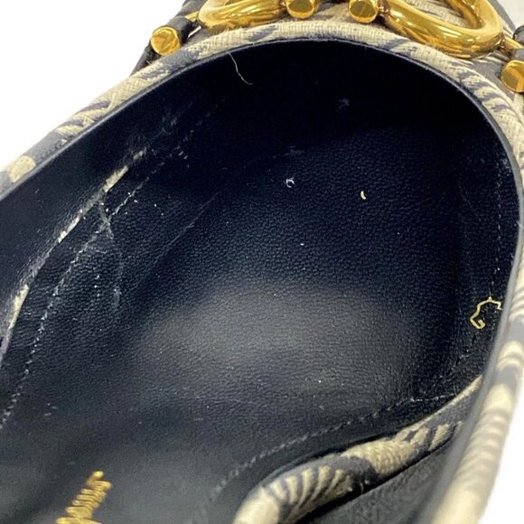 Salvatore Ferragamo -Cream Dark Gray Gold Women's Pumps  150-080925 - Picture 6 of 8